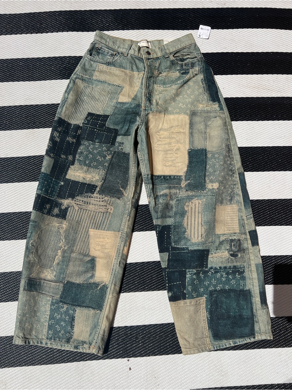 We The Free illusion Patchwork Jeans